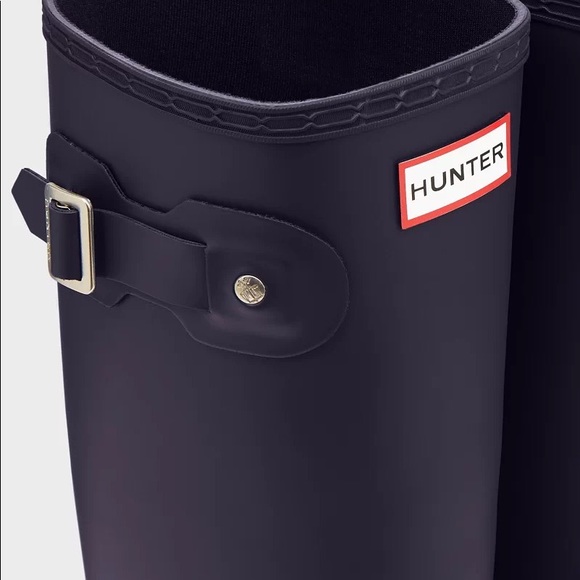 Women's Tall Rain Boots Aubergine Purple size 7 - Picture 4 of 11